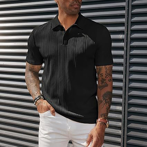 Camisas Polo Lisas de Poliéster y Algodón para Hombre, Precio de Fábrica, Logotipo Personalizado Impreso, Camisas Polo Personalizadas para Hombre de Talla Grande - Product Image 2