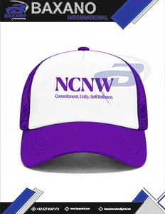 NCNW Sorority 3D Printing Trucker Cap Premium Quality <b>Purple</b> & White Baseball Cap High Quality Casual Embroidered Trucker <b>Hat</b> - Product Image 4