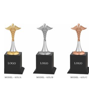 Angel Of Healing Metal <b>Trophy</b> Custom Colors Medical Profession Award Recognizing Doctors Nurses And Healthcare Excellence - Product Image 1