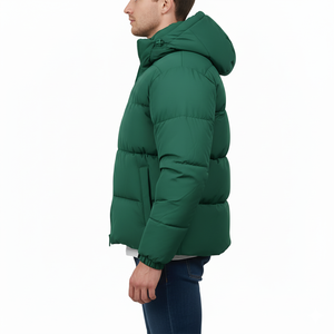 Blouson Bomber d'Hiver pour Homme à Col Montant, Imprimé à Carreaux Personnalisé, Respirant, Rembourré, Remplissage Polyester, Fermeture Éclair - Product Image 6