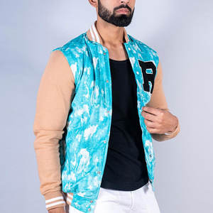 Veste de sport universitaire d'hiver personnalisée grande taille pour hommes, veste de sport de type Letterman avec des matériaux 100% laine de haute qualité - Product Image 3