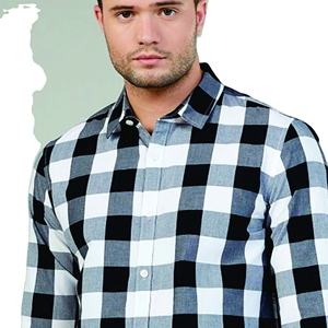 Camisa de manga larga personalizada OEM para hombre, camisa europea de manga larga con doble botonadura, Menufecture - Product Image 2