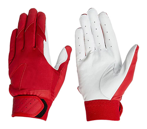 <b>Cricket</b> Gloves PVC Breathable Snap Closure Right Hand Orientation Seamless Stitching 13-16mm Thickness Sports Style <b>White</b> Blue - Product Image 5