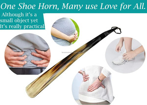 แตรควายธรรมชาติเขาสัตว์จริงขัดเงางานฝีมือโบราณทนทาน6นิ้ว - Product Image 5