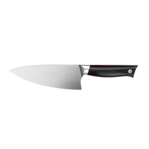 Couteaux de chef professionnels avec lame large en acier inoxydable, manche ergonomique noir pour la cuisine, la découpe de viande, les légumes et les aliments - Product Image 6