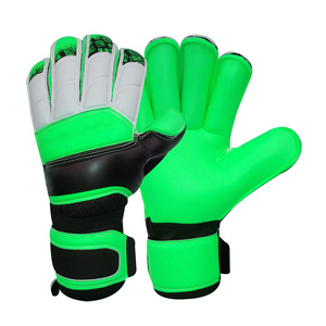 Guantes de Portero de Fútbol OEM Amarillos y Negros con Diseño Impreso, Guantes de Portero de Fútbol Duraderos con Protección para los Dedos - Product Image 4