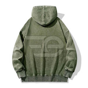 Sweat-shirts délavés pour hommes, décontractés, tendance, doux, confortables, à manches longues, légers, style streetwear - Product Image 2