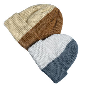 Embroidered Print Manufacturer Knitted Vintage Plain Blank Custom <b>Winter</b> <b>Hats</b> Beanies with Custom logo for <b>Men</b> - Product Image 2
