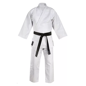 Adult Unisex Judo Gi High <b>Strength</b> Cotton Double Weave Durable Martial Arts Uniform Custom Logo OEM Bulk Supply - Product Image 1