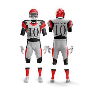 Uniforme de Fútbol Americano para Hombre, Sublimado, 100% Poliéster, Manga Corta, Secado Rápido, para Equipos Deportivos Profesionales - Product Image 2