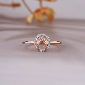 Antique Double Circle 925 Silver 14K Yellow Gold Moissanite Ring Women's Classic Love <b>Memorial</b> Anniversary For Christmas <b>Gift</b> - Product Image 6