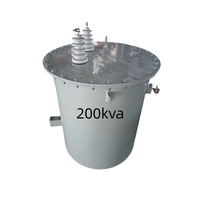Transformateur à huile monté sur poteau de 450 kVA 22 kV, classe 1 d'efficacité énergétique, GOST CE 50/60 Hz
