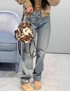 Light Wash Wide Leg Denim Jeans for <b>Men</b> Casual Streetwear Medium Wash Loose Fit Pants - Product Image 3
