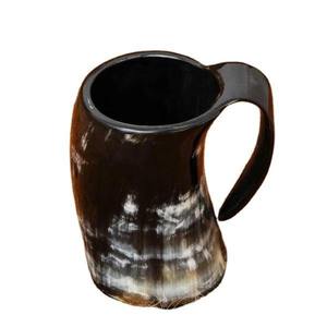 Tazas de Cuerno para Beber Hechas a Mano, Ecológicas y Grabadas Personalizadas con Patrones Vikingos y Nórdicos para Reventa por Proveedores de Mead - Product Image 2