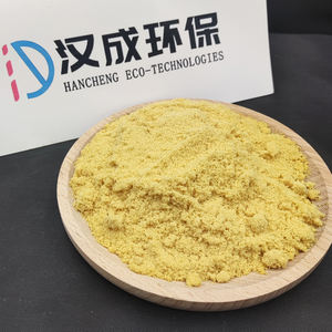 Sulfato férmico polimérico do bom serviço da venda quente/PFS para o pó amarelo CAS 10028-22-5 do agente químico do tratamento de esgoto - Product Image 5