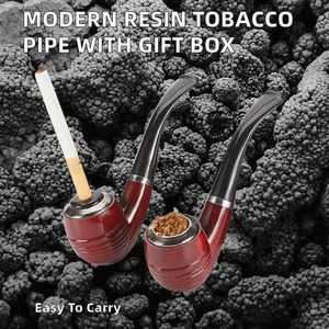 Pipa de Fumar de Madera Tradicional, Pipa de Tabaco de Madera Natural Hecha a Mano - Product Image 5