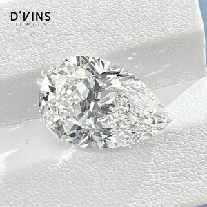 D'vins Jewels เพชร CVD ใหญ่กะรัต10ct 10.08ct VVS2ลูกแพร์ตัดเติมสี - Product Image 1