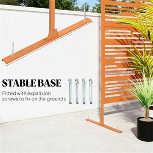 Brown Outdoor Decorative Privacy Fence <b>Screen</b> Room Divider Door & <b>Window</b> <b>Screen</b> - Product Image 4