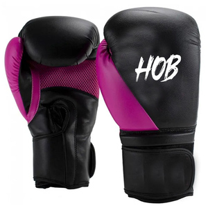 Cowhide Leather with Wide Strap Boxing Training Gloves for Heavy Punching <b>Bag</b> Kickboxing Sparing Fighting Gloves - Product Image 3