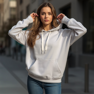 เสื้อฮู้ดดี้ผ้าฝ้าย 100% หนัก 500 GSM พรีเมียม คุณภาพสูง พร้อมบริการปรับแต่งแบบ OEM ODM - Product Image 6