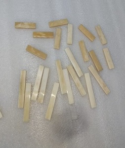 Ébauches de nut et de selle de guitare en os de buffle écologiques ILAHI, polies, carrées, de haute qualité - Product Image 1