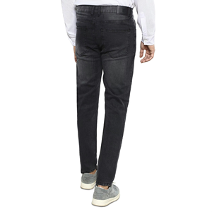 Fabricant de pantalons en jean pour hommes sur mesure, vente en gros OEM, streetwear, jeans pour hommes de haute qualité, coupe droite, pantalon en jean d'été - Product Image 2