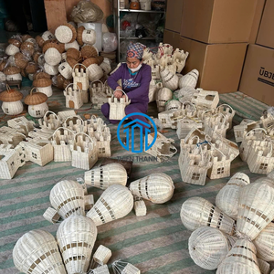 Creative Rattan <b>Balloon</b> Shape Ramadan Gift <b>Box</b> Made From Sustainable Wicker Material Handmade Vietnam - Product Image 6