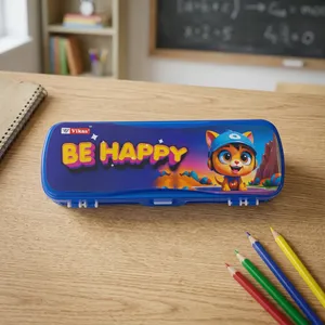 Estuche para Lápices Vikas ULTRA en Oferta, Estuche de Almacenamiento de Papelería Escolar Premium con Compartimentos Espaciosos, Diseño Duradero y Seguro - Product Image 4