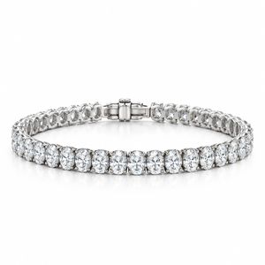 สร้อยข้อมือเพชรทรงรีเพาะเลี้ยงในห้องปฏิบัติการ 9K 14K 18K |   สร้อยข้อมือโซ่สี่ง่าม ทองคำแท้ เครื่องประดับชั้นดี สง่างาม นิรันดร์ - Product Image 1