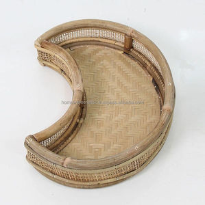 ถาดเสิร์ฟหวายทำมือธรรมชาติของขวัญตกแต่งเป็นมิตรต่อสิ่งแวดล้อมพร้อมน้ำหนักเบาจากเวียดนาม - Product Image 5