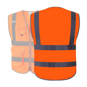 Ropa Reflectante de Alta Visibilidad para Trabajadores en Carretera, Chaleco de Seguridad sin Mangas, Elegante, para Trabajo Nocturno - Product Image 6
