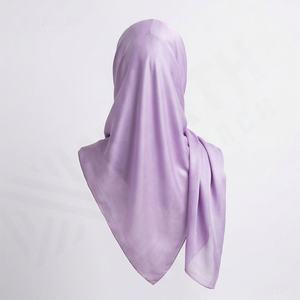 Hiyab de Jersey Acanalado para Mujeres Musulmanas, Pañuelo de Algodón Liso, con Rayas, de Alta Calidad, Suave, Premium, Transpirable, Color Personalizado - Product Image 2