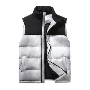 Chaleco Acolchado con Logotipo Personalizado para Hombre, Chaqueta sin Mangas Ligera y Cálida para Invierno, Proveedor OEM - Product Image 1