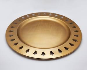 Assiette de présentation en verre haut de gamme, élégante et ronde, pour réceptions et restaurants - Product Image 1