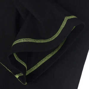 T-shirt imprimé pour homme 220 g/m² en coton 100 %, coupe ample avec épaules tombantes et surpiqûres contrastées inversées - Product Image 6