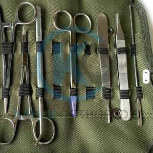 Kit Quirúrgico de Campo de Emergencia - Instrumentos Médicos Manuales de Acero, Duraderos y Reutilizables, Certificación CE, Kit Táctico para Médicos - Product Image 4