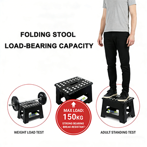 Taburete Plegable de Plástico con Logotipo Personalizado, Antideslizante, Resistente, Soporta hasta 150 kg, Taburete de Plástico para Niños y Adultos - Product Image 3
