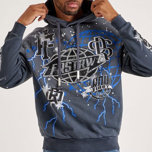 Prix de Gros 2026 – Sweat à Capuche Homme Strass le Plus Vendu, en Coton Mélangé, pour Usage Quotidien - Product Image 6