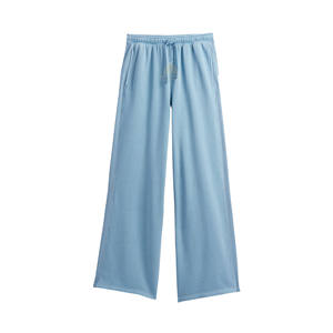 Pantalones Deportivos Casuales de Invierno para Mujer, Corte Recto, 100% Algodón Orgánico, Estampado 3D, Logotipo Personalizado, Pantalones Jogger, Pantalones con Arrugas - Product Image 4