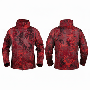Chaqueta Softshell de Camuflaje Personalizada de Primera Calidad, Impermeable, Resistente al Viento, Chaqueta de Trabajo para Exteriores, Ligera, OEM, ODM - Product Image 3