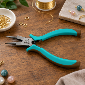 Pince à bec rond professionnelle en acier inoxydable pour la fabrication de bijoux, le façonnage de fils et la création de boucles - Product Image 6