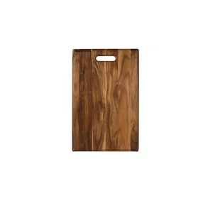 Planche à découper artisanale en bois massif naturel, planche à découper rustique, planche de service pour la cuisine, pour couper, hacher, trancher et servir les aliments - Product Image 1