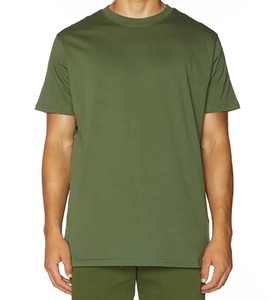 เสื้อยืดผู้ชายสไตล์ใหม่ สำหรับใส่ลำลอง รับสกรีนโลโก้ เสื้อยืดผู้ชายสีพื้น มีจำหน่ายหลายขนาด - Product Image 1