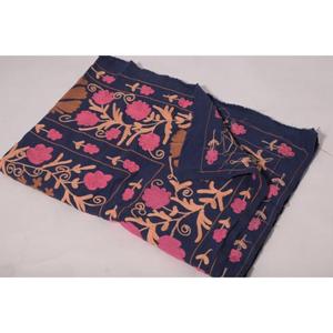 ผ้าห่มกันธาซูซานีวินเทจ ทำมือ ผ้าฝ้าย 100% ปักลายดอกไม้ เป็นมิตรกับสิ่งแวดล้อม ซักได้ สไตล์โบโฮ ผ้าคลุมเตียงอินเดีย - Product Image 5