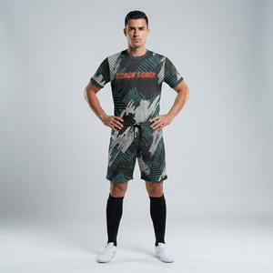ชุดยูนิฟอร์มแข่งขันคอร์นโฮลระดับพรีเมียม เสื้อทีมแบบสั่งทำพิเศษพร้อมกางเกงขาสั้นเข้าชุด ระบายเหงื่อได้ดี เหมาะสำหรับการเล่นกีฬา - Product Image 1