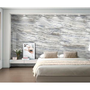 Azulejos de cerámica de porcelana brillante de 600x1200mm, mármol rectificado estampado para Interior para pared de Villa, sala de estar, suelo de baño - Product Image 4