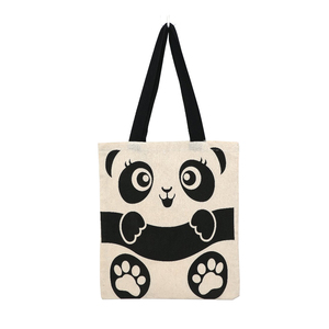 Personalized <b>Extra</b> <b>Large</b> Cotton Hand Length Handle Shoulder <b>Printed</b> Bag Custom Logo And SIze Promotion Reusable - Product Image 4