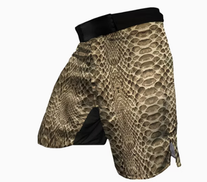 Shorts MMA pour homme en polyester noir, imprimé par sublimation, séchage rapide, taille mi-haute élastique, tenue décontractée pour le combat - Product Image 5