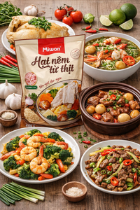 Miwon Gránulos de Condimento para Cerdo Seco 400g, Polvo de Caldo de Médula, Saborizante de Carne de Tecnología Coreana, Sin Colorantes Artificiales, Para Venta a Granel - Product Image 4