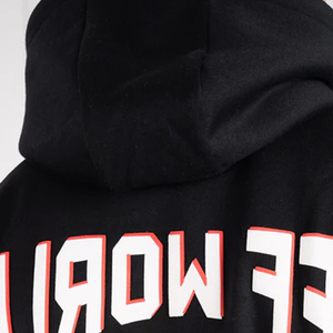 Sweat à capuche oversize en molleton de coton premium pour homme, imprimé en relief, style streetwear décontracté, fabrication en gros - Product Image 3
